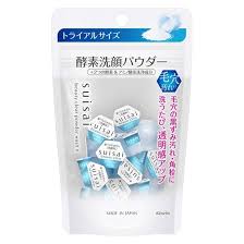 Jabón facial en polvo transparente Kanebo Suisai Beauty de 0,4 g x 15 unidades
